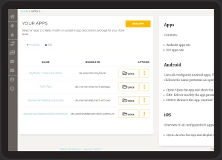 Localizer preview configured apps