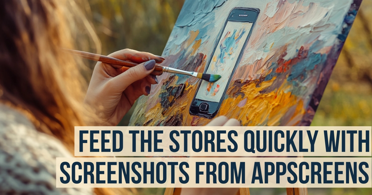 Feed the stores quickly with screenshots from AppScreens