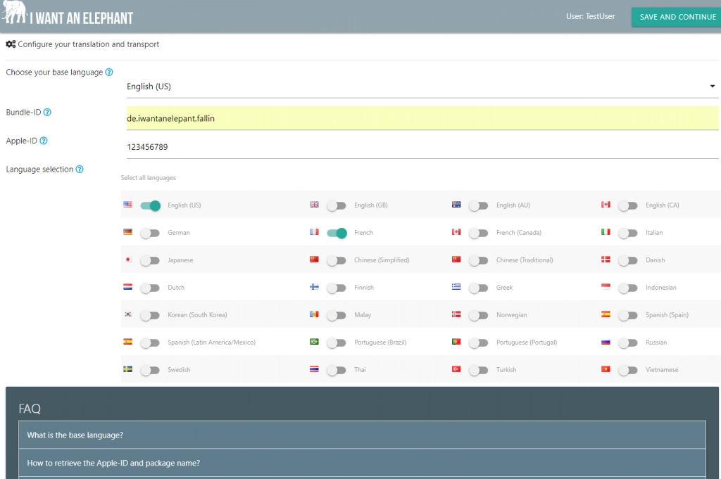 elephant translate service preview