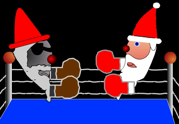 santa fight by gag