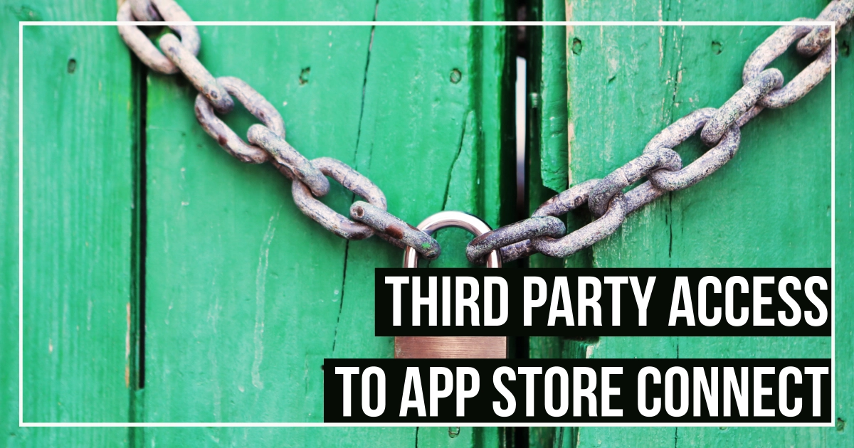 New App Store Connect Authentication for third party applications